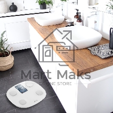 Весы напольные электронные Kitfort KT-808 макс.180кг белый