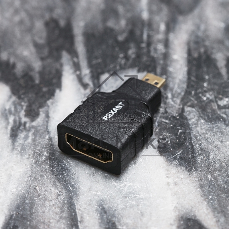 Переходник Rexant (17-6815) ПЕРЕХОДНИК гн.HDMI - шт.Micro HDMI GOLD