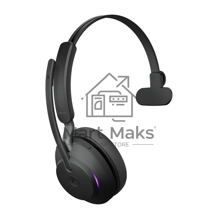 Гарнитура беспроводная Jabra Evolve2 65, Link380a MS Mono Black