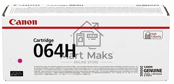 Картридж лазерный Canon CRG 064 H M 4934C001 пурпурный (1500стр.) для Canon MF832Cdw