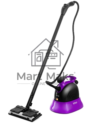 Пароочиститель напольный Kitfort КТ-9102-1 черный/фиолетовый