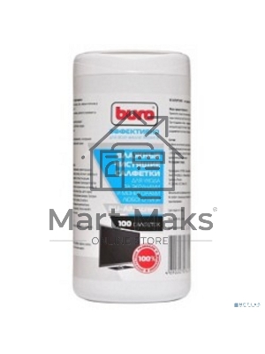 Салфетки Buro BU-All_screen для экранов мониторов/плазменных/ЖК телевизоров/ноутбуков туба 100шт влажных