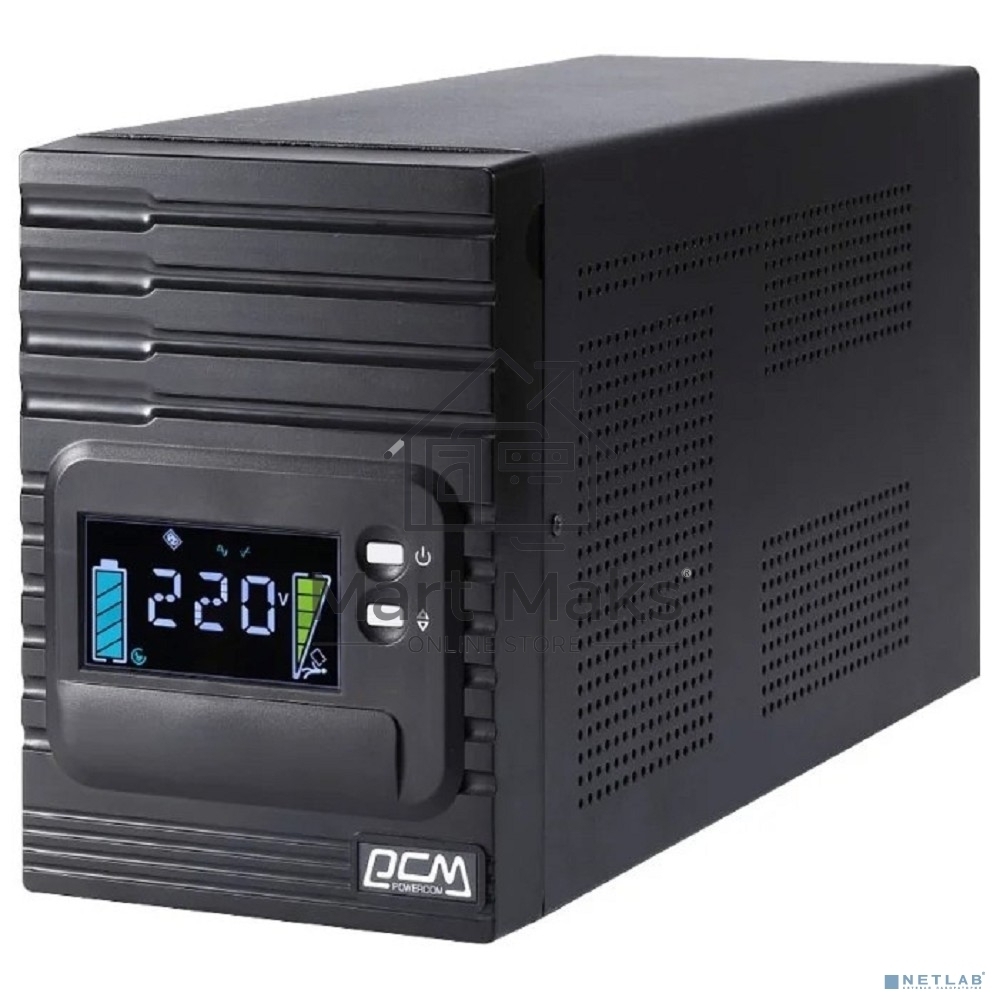 Источник бесперебойного питания Powercom Smart King Pro+ SPT-1500-II LCD 1200Вт 1500ВА черный