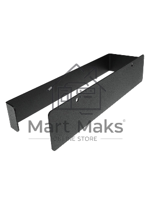 Держатель для бумажных полотенец, настенный, монтаж без сверления, черный Rexant