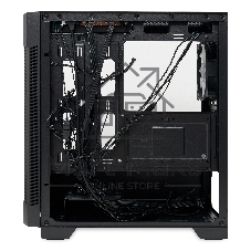 Компьютерный корпус HSPD M330, Mesh Mini-tower, черный, TG, 0.6 SPCC, 3x120mm ARGB mATX, mITX 175/330/160mm 2x2.5