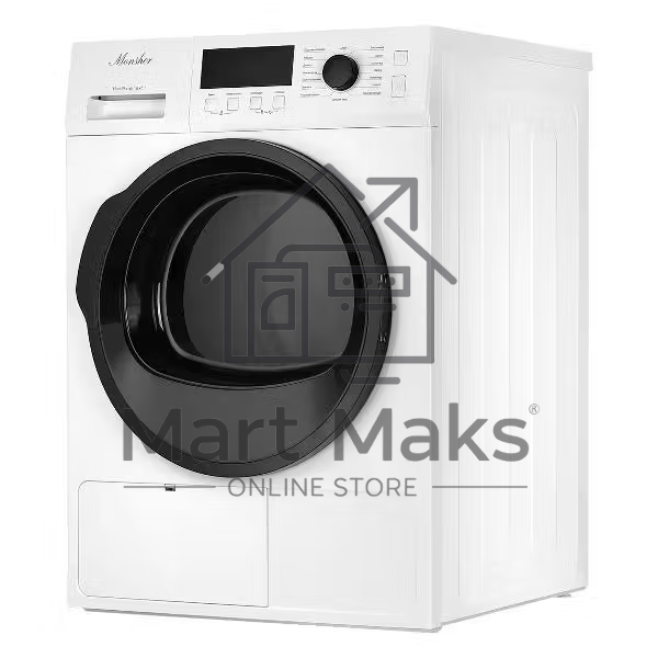Сушильная машина MONSHER MDM 631 Blanc белый, 8 кг, сушка - тепловой насос, программ - 16, 59.5 x 84.5 x 62.5 см