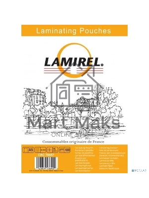 Пленка для ламинирования Lamirel LA-78657 75мкм A5 (100шт) глянцевая