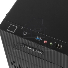 Компьютерный корпус MiniTower Deepcool MATREXX 30 SI черный mATX без БП (DP-MATX-MATREXX30-SI)
