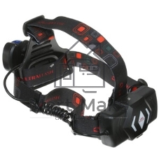 Фонарь налобный Ultraflash E1334 (акк 3,7В, синий/черный, 3LED, 4 Ватт, фокус, 2 ак 4 реж, метал