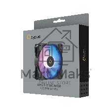 Реверсный вентилятор Fan Ocypus Beta F12 BK ARGB REVERSE BLADE PWM черный