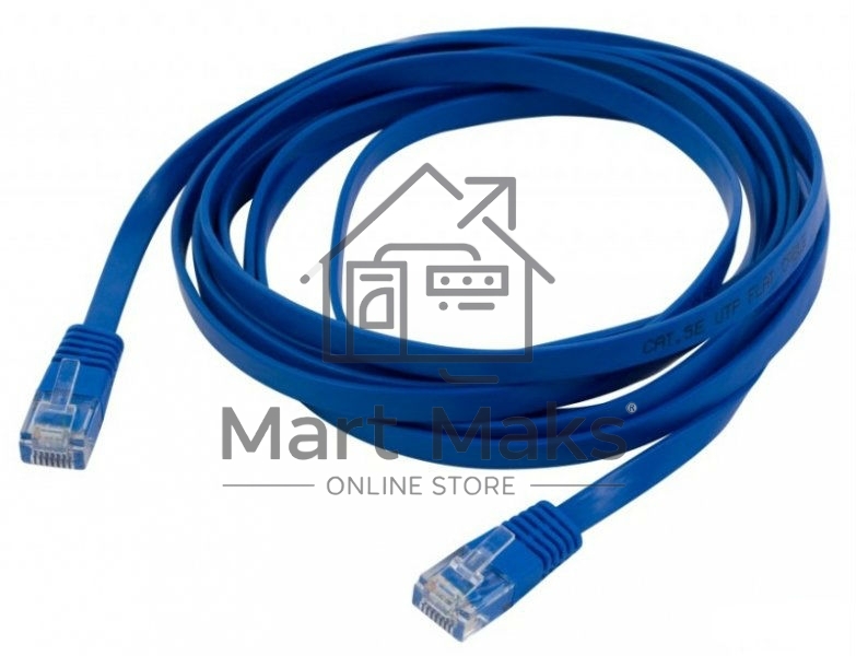 Патч-корд molded 5E Copper 1m Blue