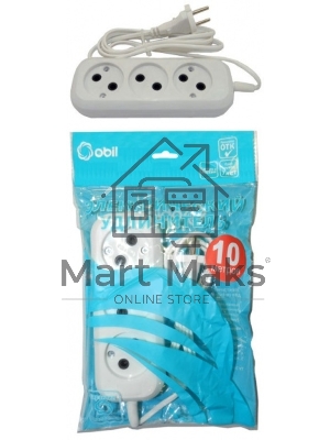 Удлинитель ОБИХОД РС-3 ( ШВВП ) 3*10 м (40) 150-509