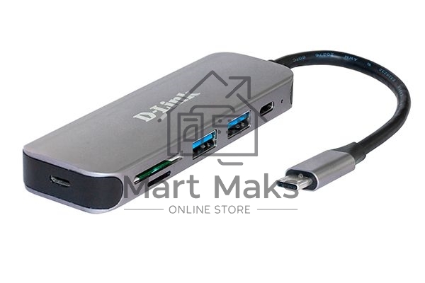 Разветвитель USB 2.0 D-Link DUB-2325 2порт. черный (DUB-2325/A1A)