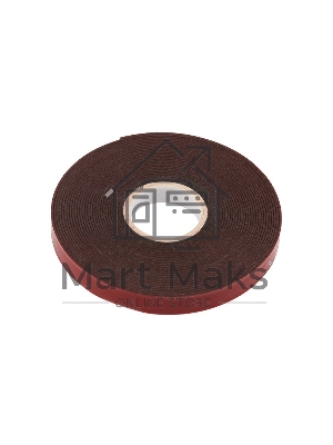 Двухсторонний скотч Rexant, серый, на HBA акриловой основе, 9 мм, ролик 5 м