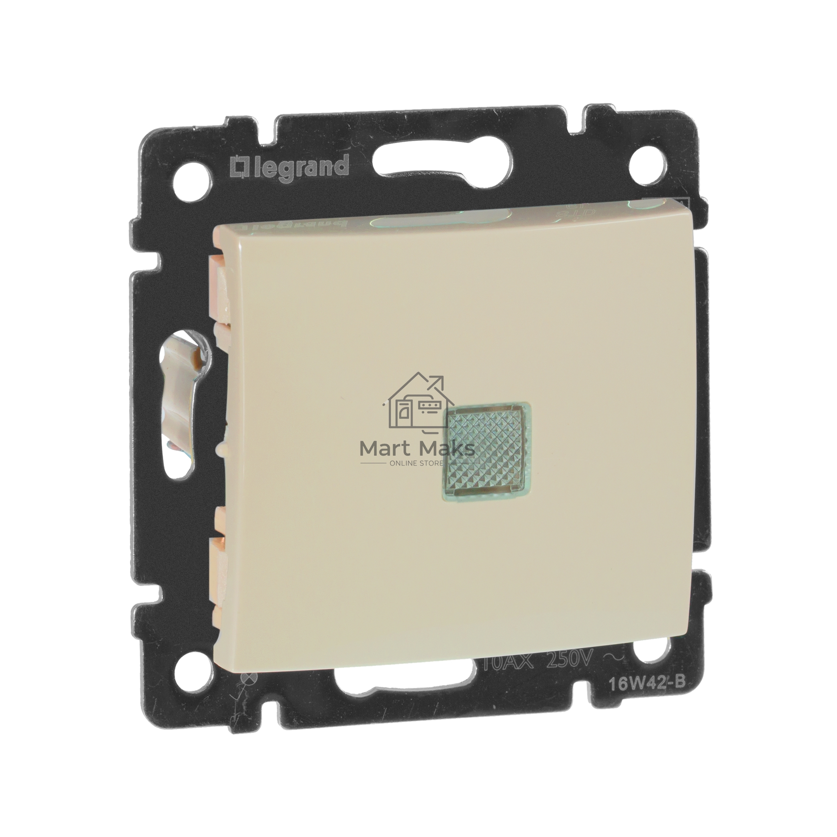 Электроустановочные изделия Legrand Legrand 774326 Valena Переключатель 2напр 10A с подсв, сл. кость