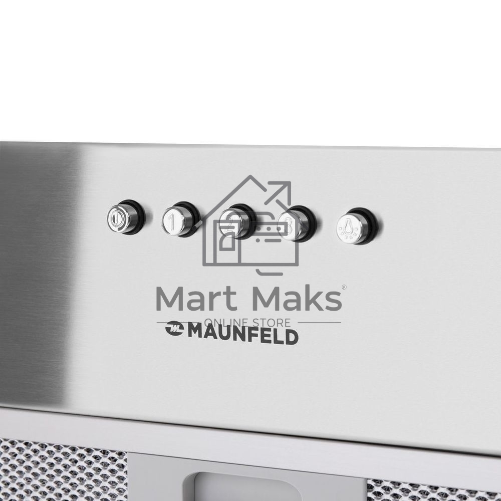Вытяжка встраиваемая Maunfeld Crosby Power 50 нержавеющая сталь, 50 см, 1050 куб. м/ч, 51.8 дБ