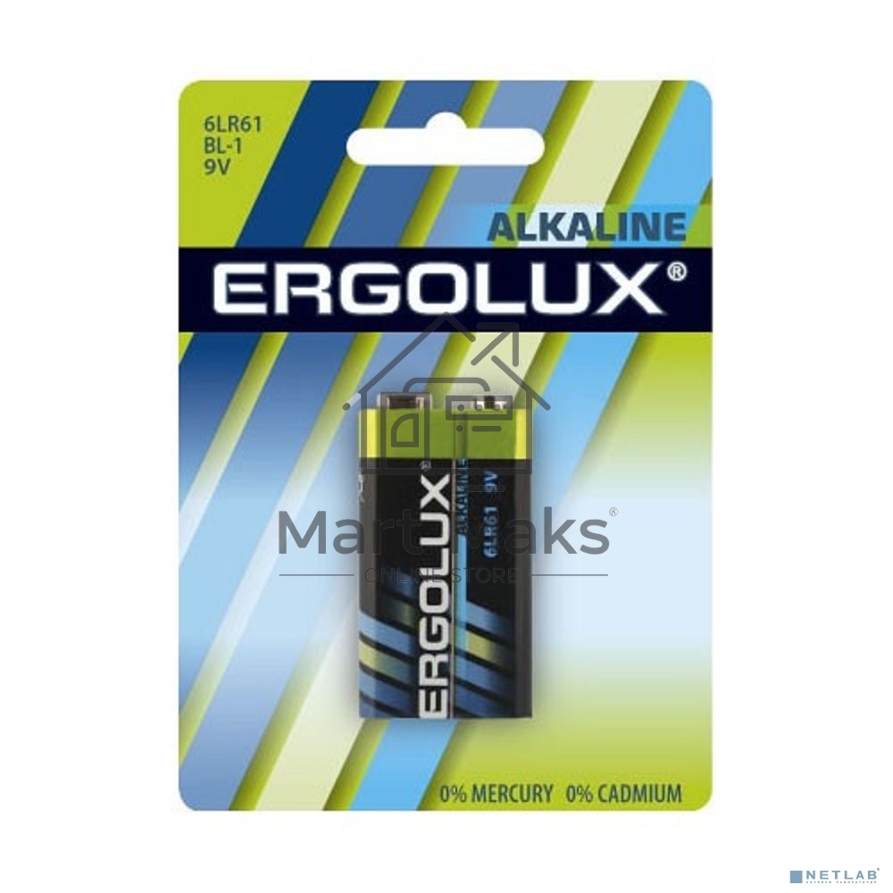 Элемент питания алкалиновый Ergolux 