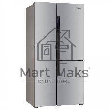 Холодильник Бирюса TD 563 I нержавеющая сталь трехкамерный 207/223 л морозилка слева, NoFrost, Side-by-side