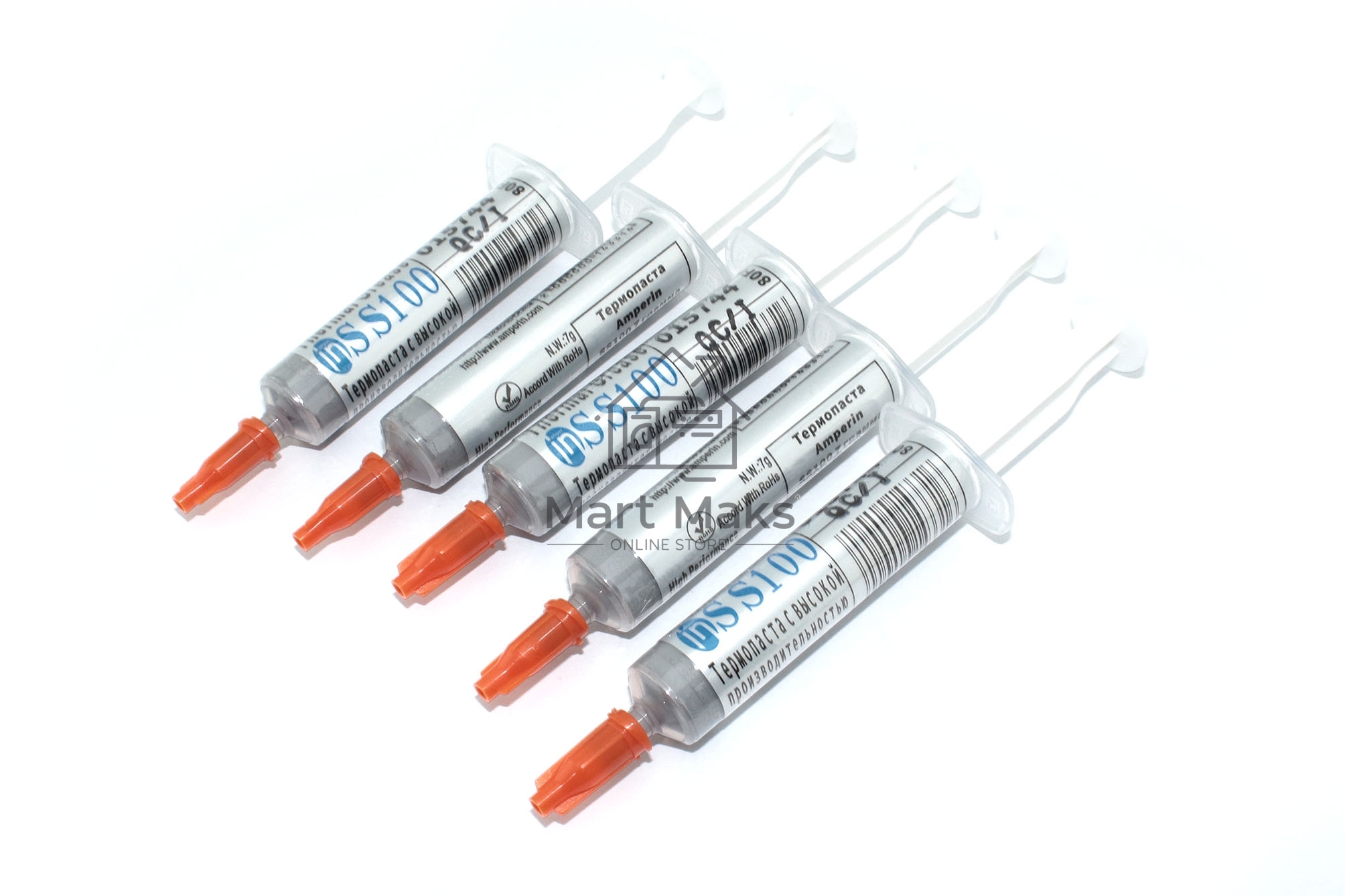 Термопаста Amperin SS100 7 грамм 5 шт