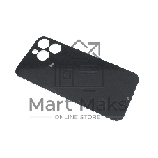Задняя крышка (стекло) для iPhone 14 Pro Max (A2895) со стеклом камеры (широкий вырез) белая