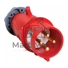 Вилка переносная IEK PSN02-032-4 ССИ-024 32А-6ч/380-415В 3Р + РЕ IP44 MAGNUM IEK