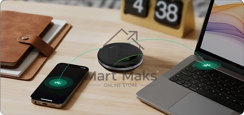 Спикерфон Yealink черный (SP96 WITH DONGLE UC USB-C/A)