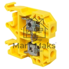 Колодка клеммная JXB-2.5/35 (25а) жел. EKF plc-jxb-2.5/35y