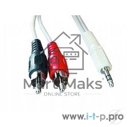 Кабель аудио Gembird Jack3.5 / 2xRCA, 1.5м