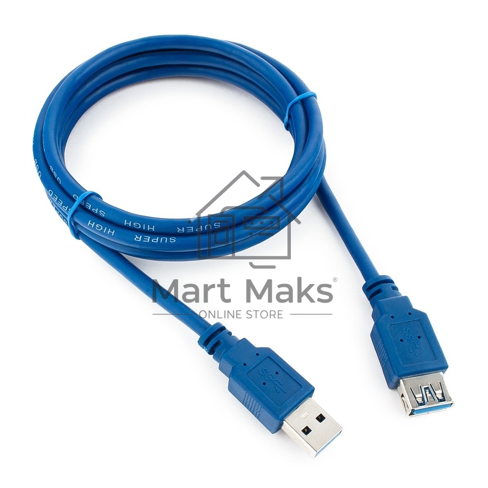 Кабель Gembird PRO CCP-USB3-AMAF-6, USB 3.0 кабель удлинительный 1.8м AM/AF позол. контакты, пакет