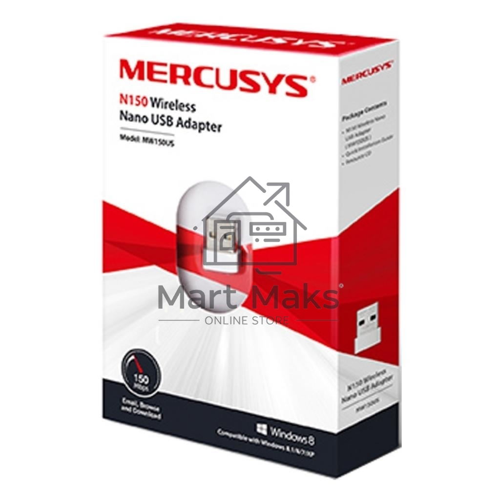 Адаптер Mercusys MW150US N150 Nano Wi-Fi USB-адаптер