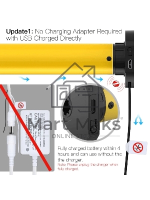 Привод MOES Motor ZC-AM25, Zigbee, DC 5В, 1600 мА