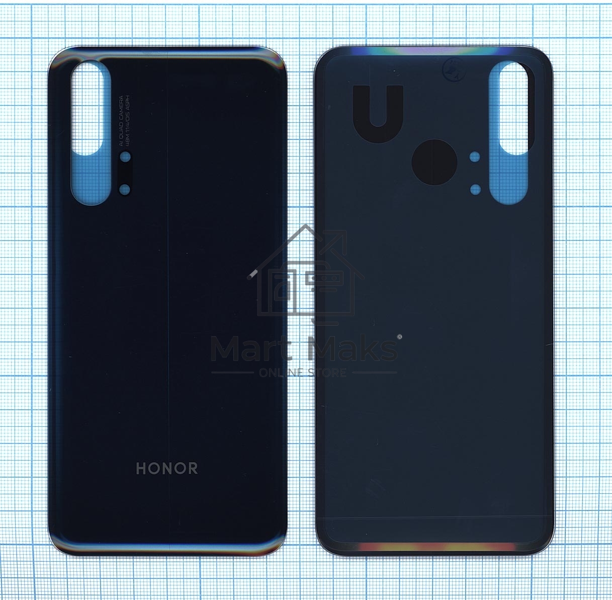Задняя крышка для Huawei Honor 20 Pro  бирюзовый