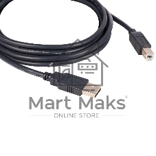 Кабель Kramer C-USB/AB-6 USB-A 2.0 вилка- USB-B вилка, 1,8 м