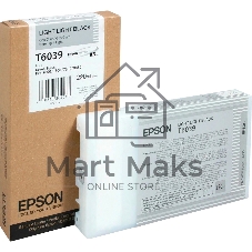 Картридж струйный Epson C13T603900 светло-серый для Epson Sty Pro 7800/9800/7880/9880 (220мл)