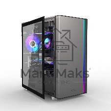 Компьютерный корпус без блока питания PCCOOLER LM300 ARGb BK, Flat Mid Tower, черный, TG, 0.45 SPCC, 1x120мм mATX, mITX 170/330/150мм 2x2.5