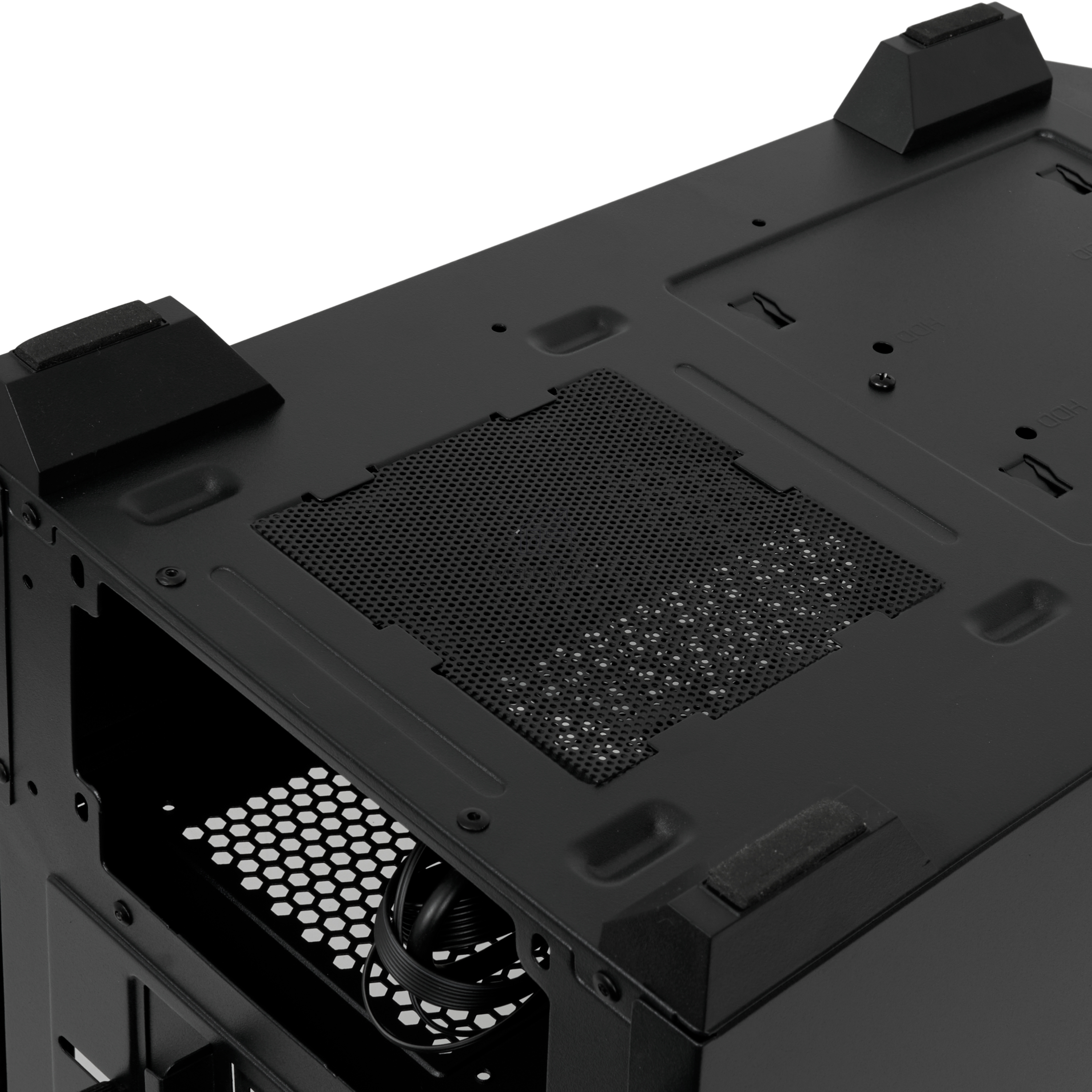 Компьютерный корпус  HSPD M330, Mesh Mini-tower, черный, TG, 0.6 SPCC, 3x120mm ARGB mATX, mITX 175/330/160mm 2x2.5