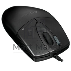 Мышь проводная A4Tech OP-620DS черный, 1000 dpi, USB, кнопки - 4