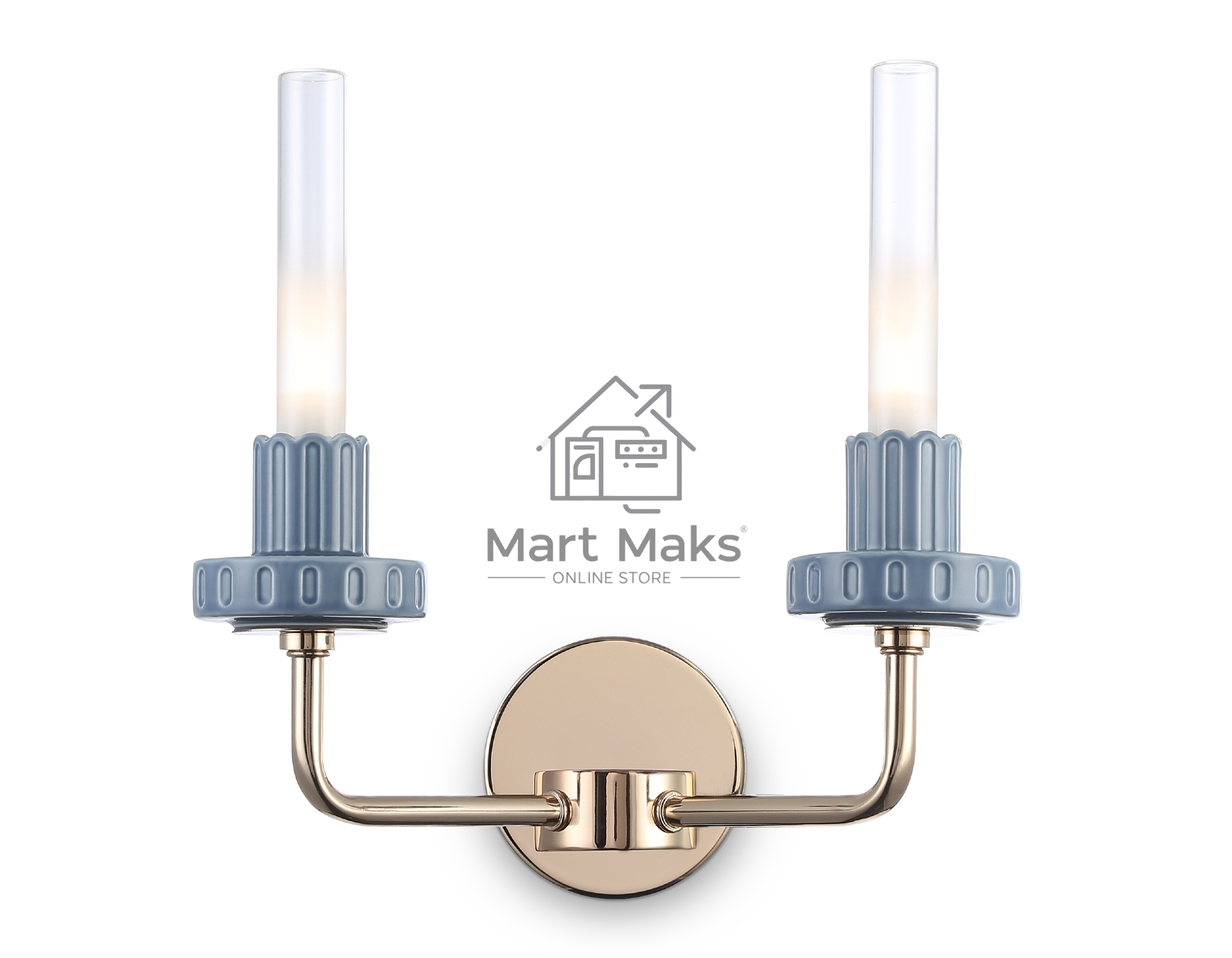 Светильник Ambrella light LH53130/2 GD/WH/GB золото/белый/серо-синий 4W 3000K 290*180*290
