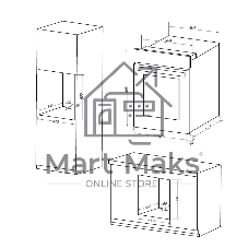 Шкаф духовой электрический Maunfeld EOEM516W, встраиваемый