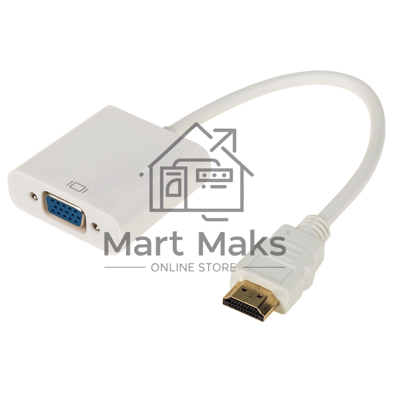 Переходник Rexant шт. HDMI - гн. VGA (провод) + 3. 5 мм Аудио с питанием