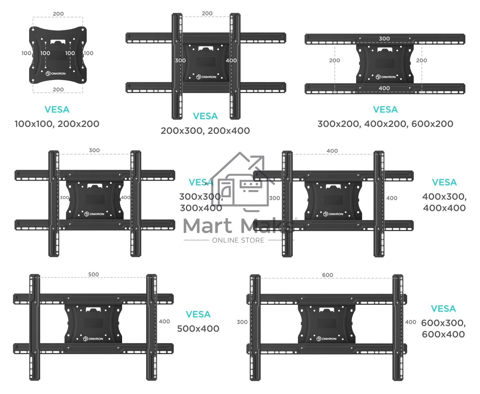Кронштейн ONKRON M7L для телевизора 40