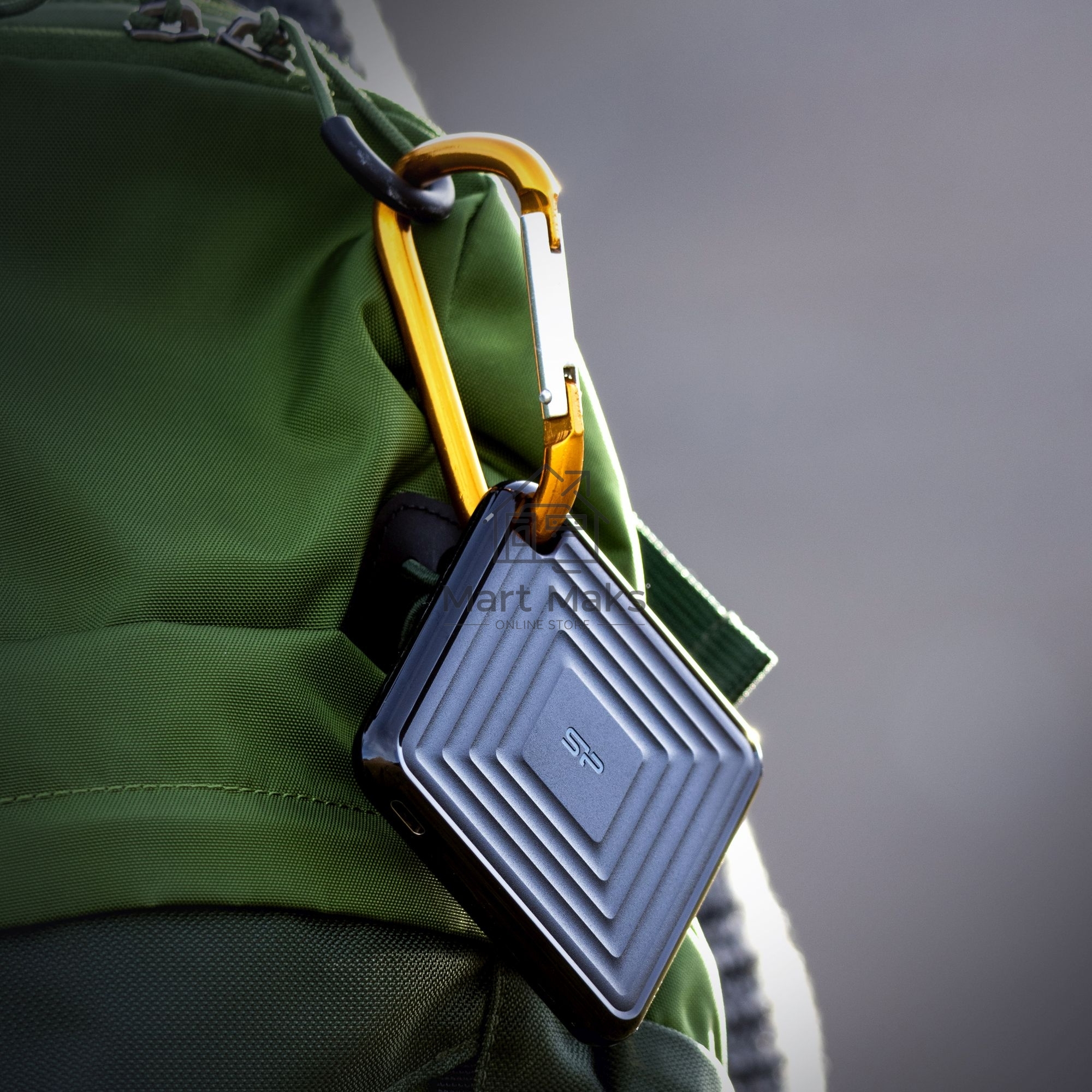 Внешний SSD 2TB Silicon Power PC60, External, USB 3.2 Type-C R/W - 540/500 MB/s черный