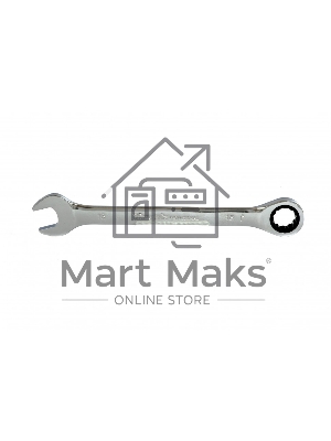 Ключ комбинированный трещоточный Matrix, 18 мм, CrV, зеркальный хром