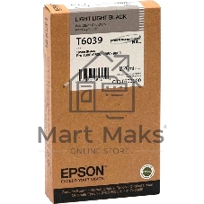 Картридж струйный Epson C13T603900 светло-серый для Epson Sty Pro 7800/9800/7880/9880 (220мл)