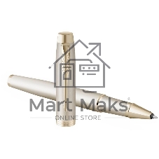 Ручка роллер Parker IM Monochrome T328 (2172955) Champagne PVD F черн. черн. подар.кор.