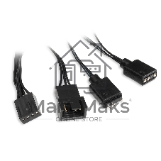 Компьютерный корпус HSPD M330, Mesh Mini-tower, черный, TG, 0.6 SPCC, 3x120mm ARGB mATX, mITX 175/330/160mm 2x2.5