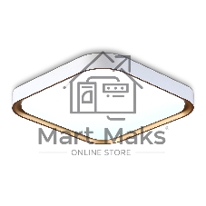 Потолочный светодиодный светильник Ambrella light FZ1259 WH/GD белый/золото 27W 5000K 350*350*60 (Без ПДУ)