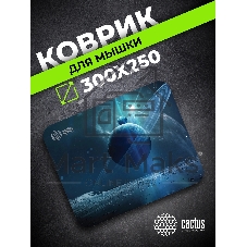 Коврик для мыши Cactus Saturn 300x250x2мм (CS-MPC-P03M)