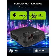 Проектор Cactus Bright CS-V1.B 3LCD 4000Lm ANSI (1024x768) 30000:1 ресурс лампы:10000часов 1xUSB typeA 1xUSB typeB 2xHDMI 4кг