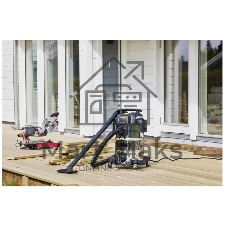 Строительный пылесос DeWalt DXV30SAPTA-QT 750Вт (уборка: сухая/сбор воды/выдув) серебристый